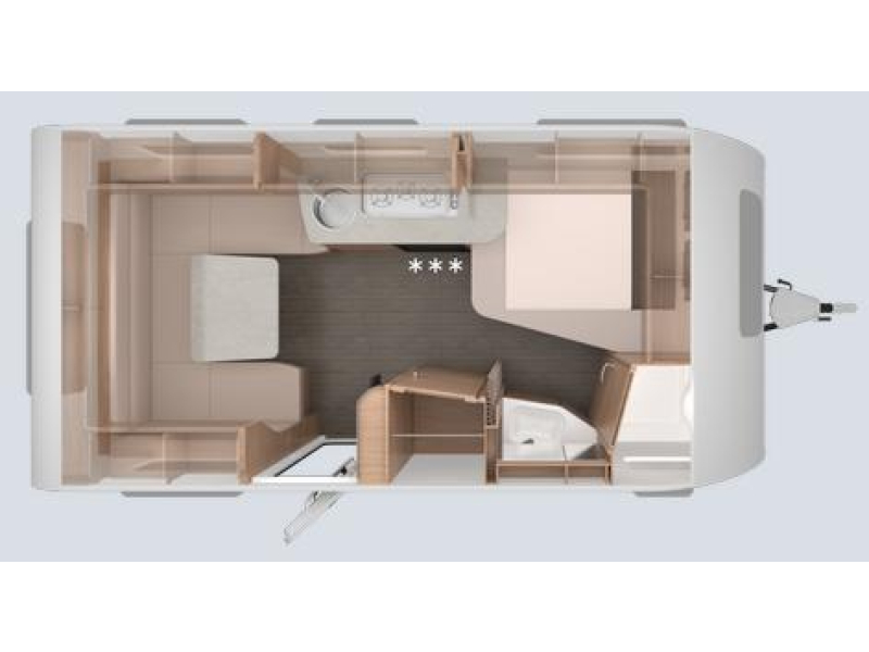 Knaus Sudwind Black Selection 450 FU Fransbed / Rondzit  foto: 1