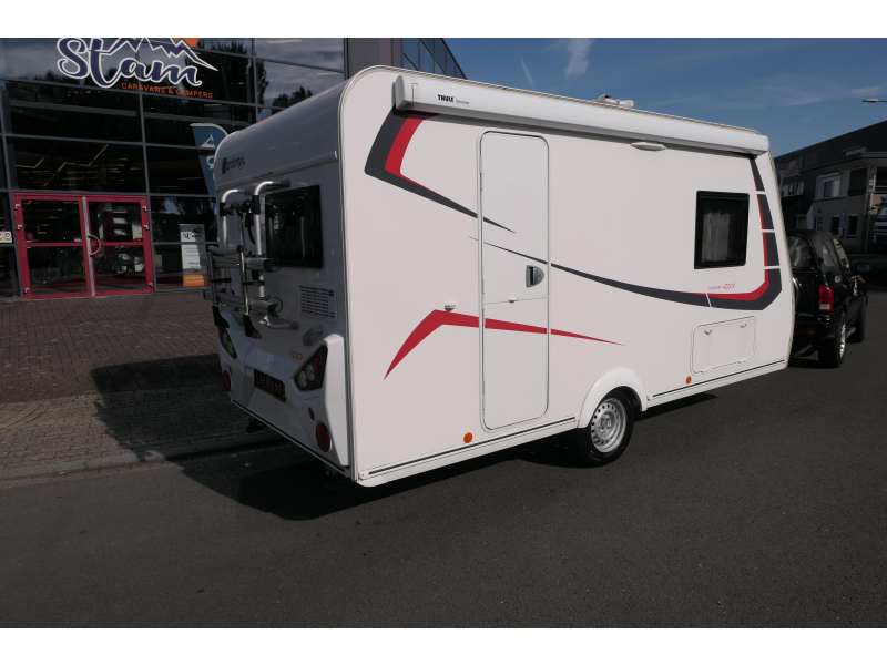 Sterckeman Easy Comfort 420 CP luifel en fietsendrager 