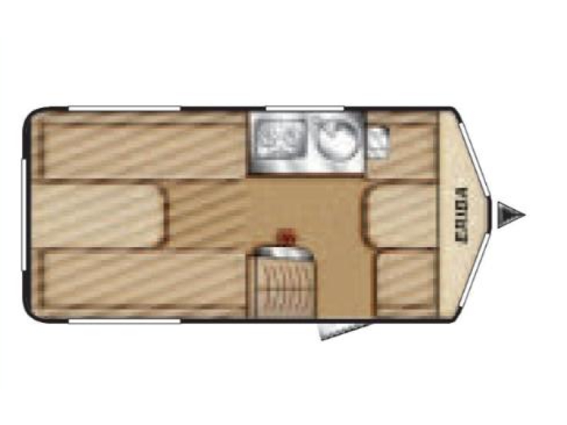 Eriba Touring Triton 410 mover / hefdak  foto: 22