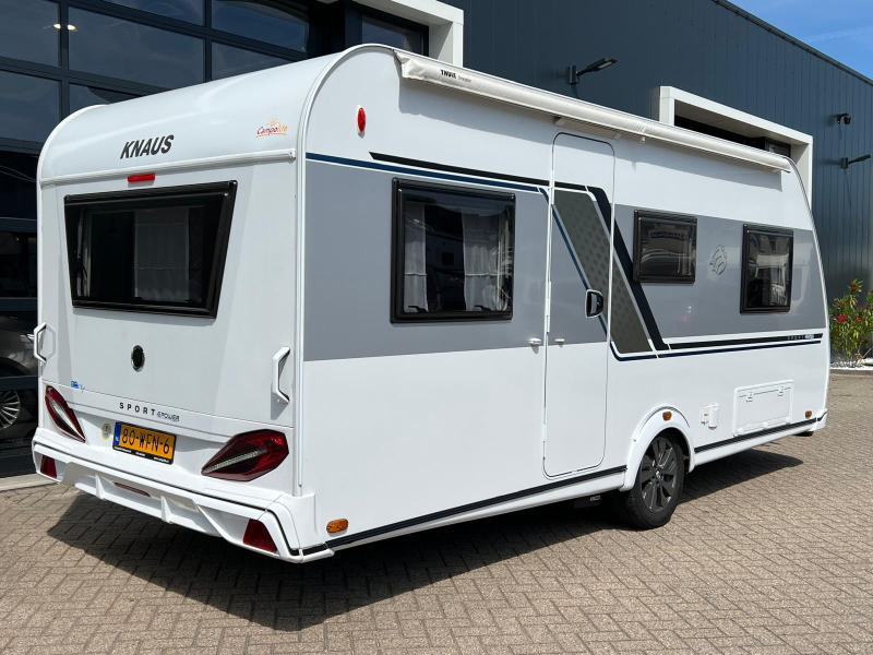 Knaus Sport E-Power Selection 500 EU mover, luifel, fietsenrek 