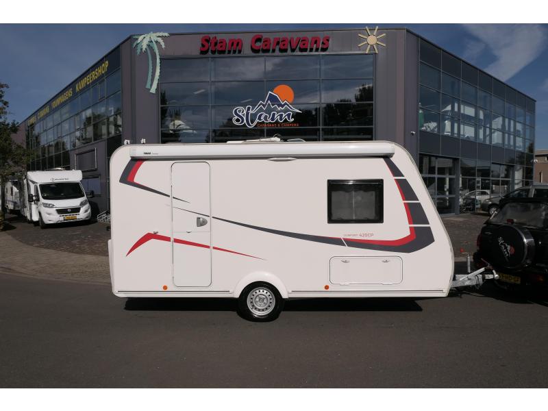 Sterckeman Easy Comfort 420 CP luifel en fietsendrager 