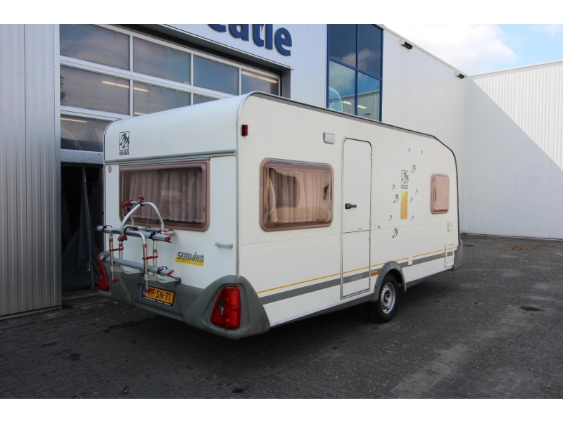 Knaus Sudwind 450 TUF Voortent, Fietsenrek, 