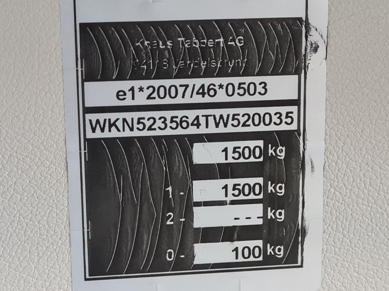Weinsberg CaraCito 500 QDK Stapelbedden en douche!  foto: 23