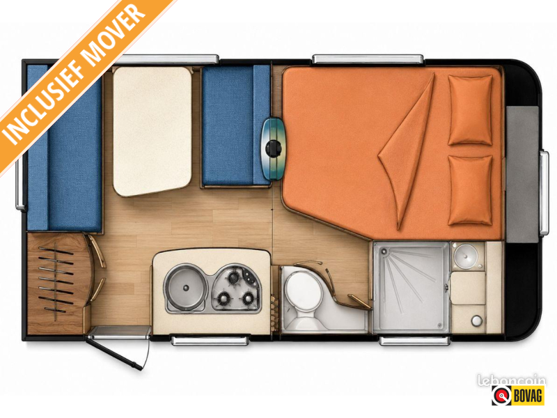 Weinsberg CaraOne 440 FD FRANS BED MOVER THULE LF  hoofdfoto: 1