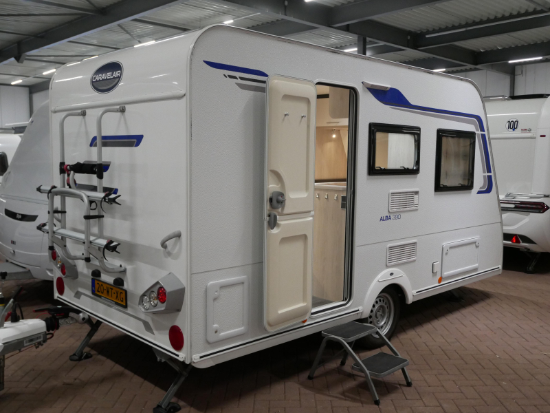 Caravelair Alba 390 fietsenrek  foto: 2