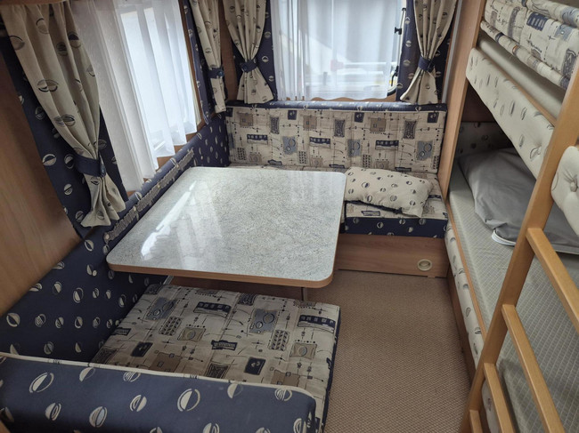 Bürstner 480 TK Stapelbed, rondzit, mover + Voortent 2e eig. foto: 16