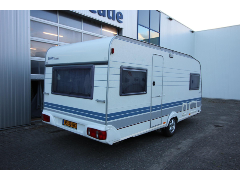 Hobby Excellent 495 UB Mover, Thule luifel, Accu  foto: 2