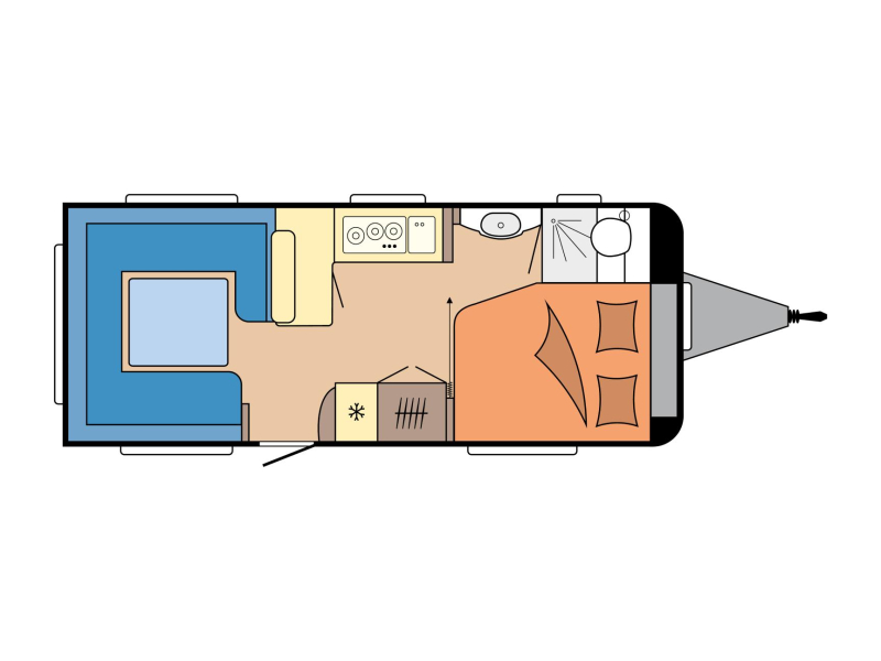 Hobby Excellent 560 CFE NU BIJ VAN EIJK CARAVANS! 