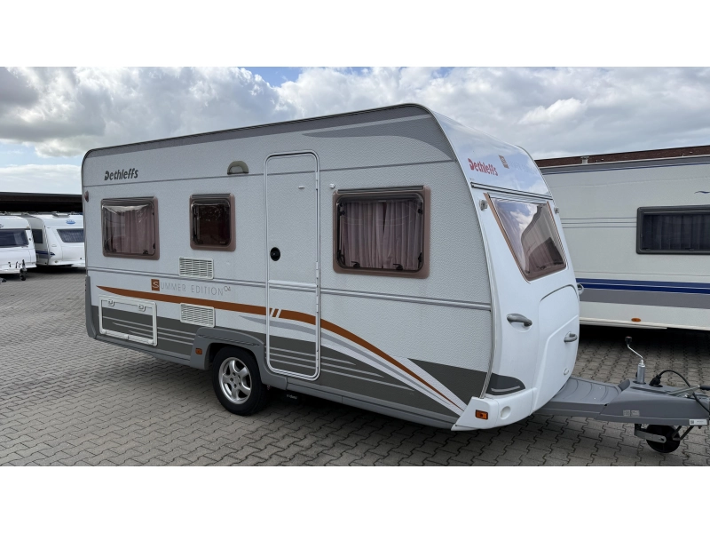 Dethleffs Summer Edition 430 DB vast bed rondzit toilet  foto: 0
