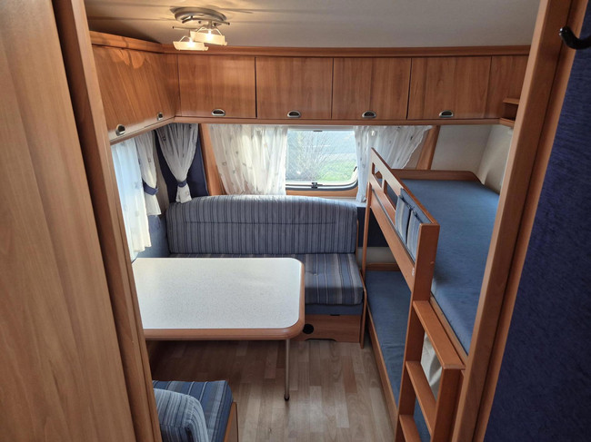 Hobby 540 TK-ULA Stapelbed met kinderkamer, Airco+DWT luifel foto: 15