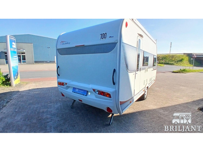 Hobby On tour 470 caravan.. stapelbedden/dwarsbed foto: 5