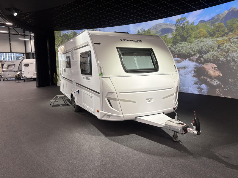 Weinsberg CaraOne Edition HOT 480 QDK stapelbed / dwarsbed 