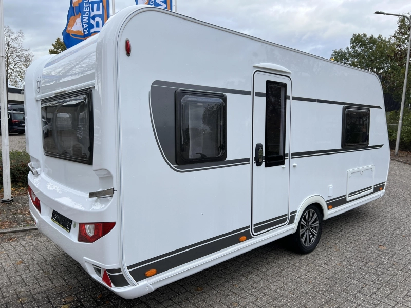 Dethleffs Aero 470 FR Voortent, Fietsendrager,  foto: 1