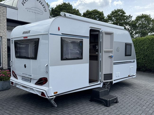 Knaus Sport 450 FU E-Power selection met fransbed **Airco/Cassetteluifel/Fietsendrager/1e eigenaar/Nieuwstaat caravan** foto: 6
