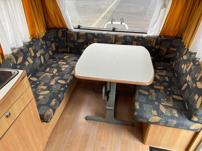 HOME-CAR Racer Spirit 45 | Fietsenrek | Voortent | Fransbed | Kachel | Dinnete foto: 7