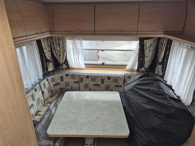 Bürstner 480 TK Stapelbed, rondzit, mover + Voortent 2e eig. foto: 7