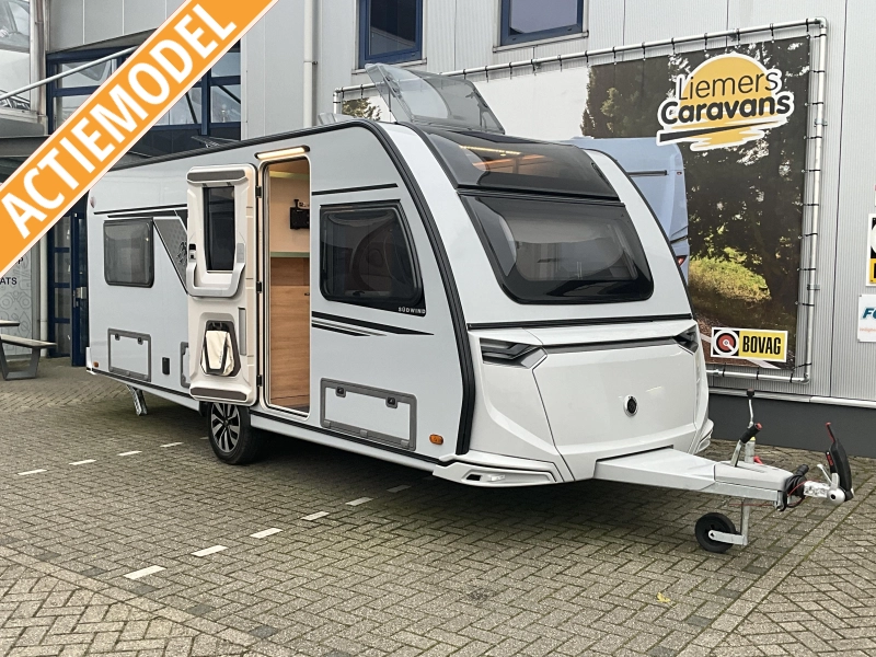 Knaus Sudwind Black Selection 540 UE ENKELE BEDDEN-XL KOELKAST 