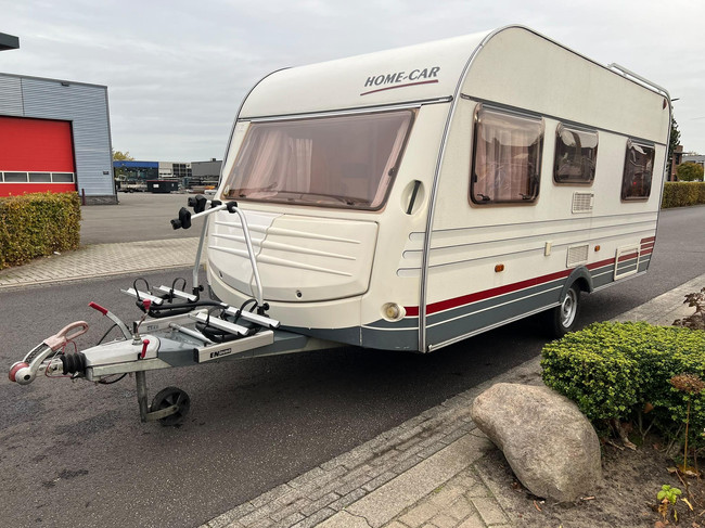 HOME-CAR Racer Spirit 45 | Fietsenrek | Voortent | Fransbed | Kachel | Dinnete