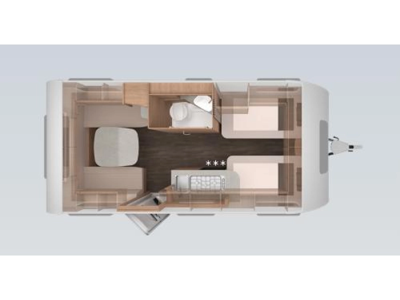 Knaus Sport 460 EU ENKEL BED VLOERVERWARMING  foto: 11