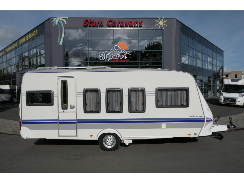 Hobby De Luxe 520 TMF mover, airco en voortent  hoofdfoto: 1