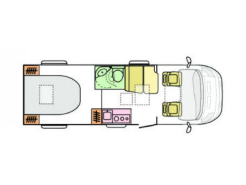 Adria Compact Supreme SC QUEENSBED+LEVELSYSTEEM  foto: 21