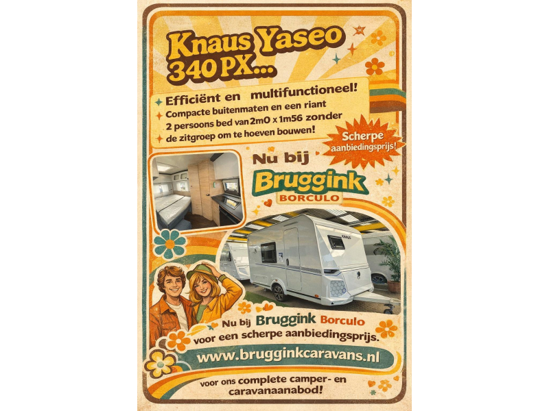 Knaus Yaseo 340 PX ZEER COMPACT!  foto: 1