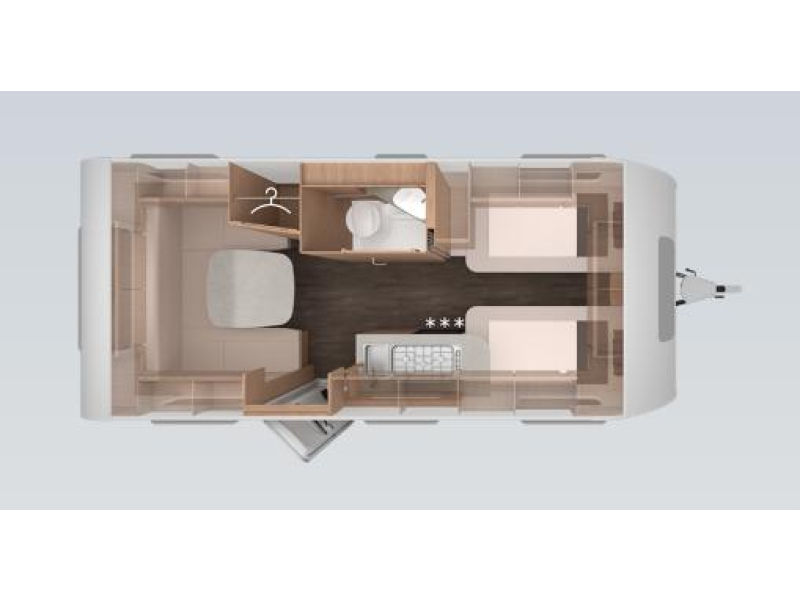 Knaus Sport 500 EU - ENKELE BEDDEN 1700 KG  foto: 11