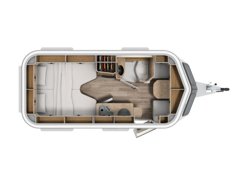 Eriba Touring Troll 542 GT ENKELE BEDDEN  foto: 11