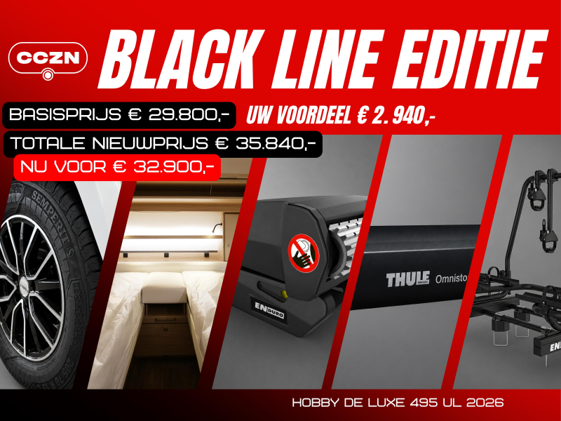 Hobby De Luxe 495 UL BLACK-LINE EDITIE 