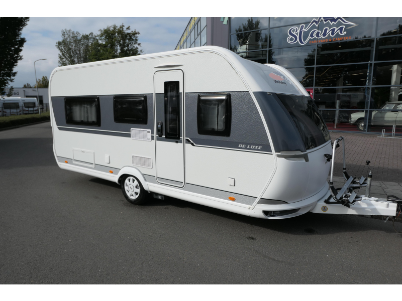 Hobby De Luxe 460 LU enk. bed mover en voort.  foto: 1
