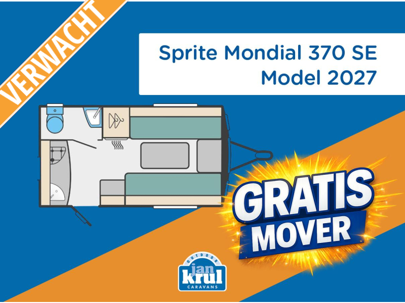 Sprite Mondial 370 SE TIJDELIJK GRATIS MOVER  hoofdfoto: 1