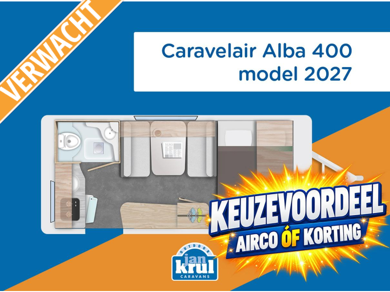 Caravelair Alba 400 TIJDELIJKE BEURSACTIE  hoofdfoto: 1