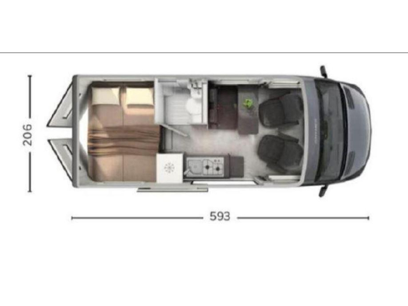 Hymer Grand Canyon S 600 4 PERSOONS+SLAAPDAK-170PK  foto: 23