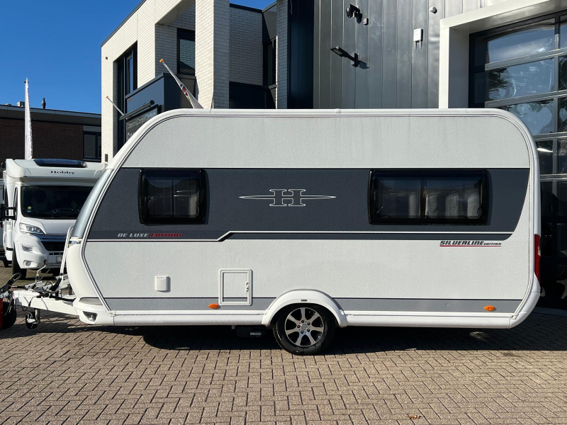 Hobby De Luxe Edition Silver 440 SF Mover, Fietsenrek, Luifel  foto: 6