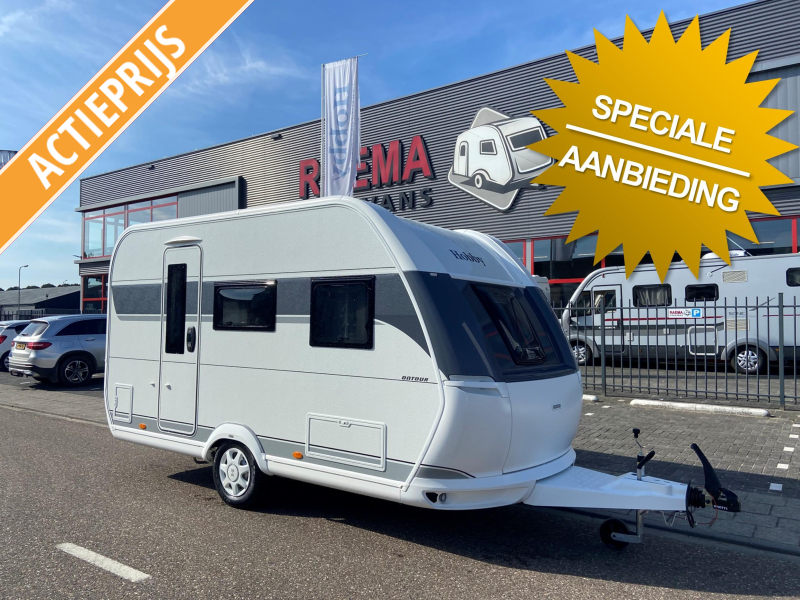 Hobby On Tour 390 SF Treinzit, dwars bed  foto: 0