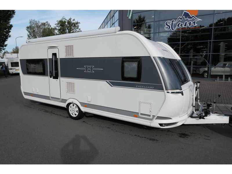 Hobby Excellent 560 CFE mover, luifel en fietsdr 