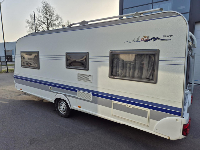 Hobby 540 TK-ULA Stapelbed met kinderkamer, Airco+DWT luifel foto: 2