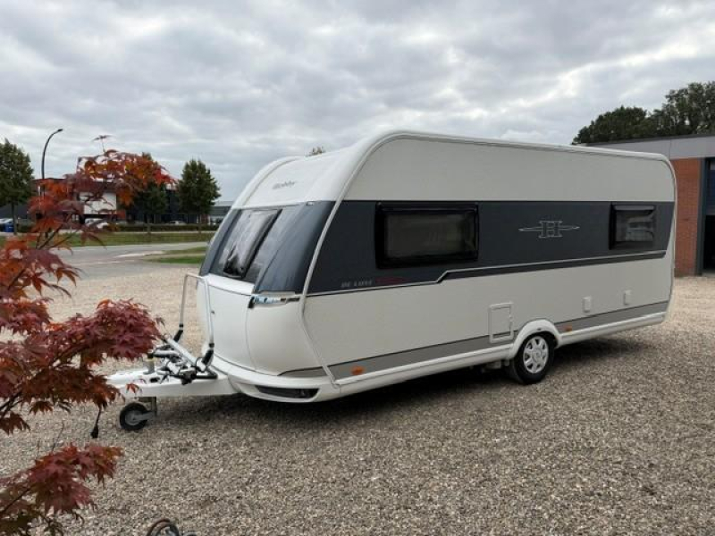 Hobby De Luxe Edition 495 UL mover voortent fietsenrek  foto: 3