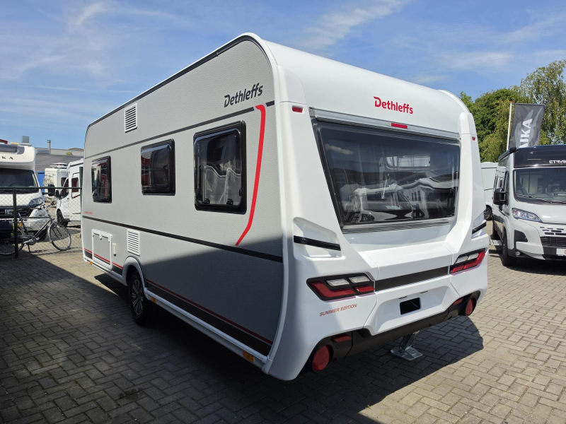 Dethleffs Summer Edition 470 FR Rondzit, Frans bed 