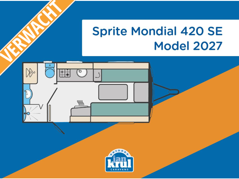 Sprite Mondial 420 SE Populaire caravan  hoofdfoto: 1