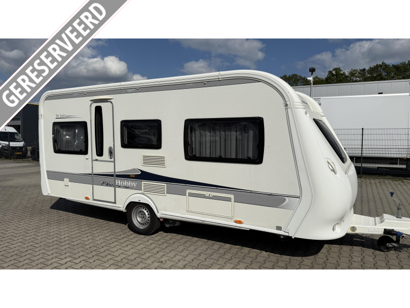 Hobby De Luxe 495 UL enkele bedden rondzit  hoofdfoto: 1