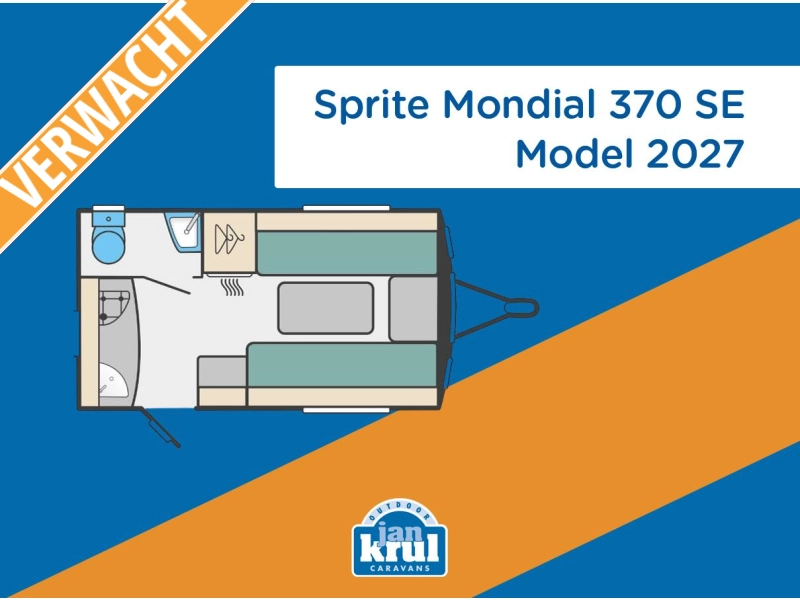 Sprite Mondial 370 SE Compact kamperen  hoofdfoto: 1