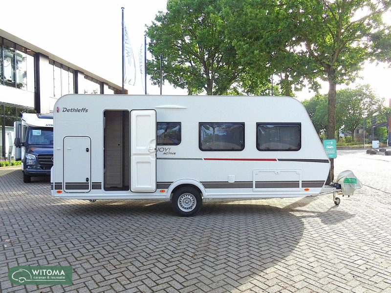Dethleffs C'Joy Active 480 QLK ook met 3 stapelbed 