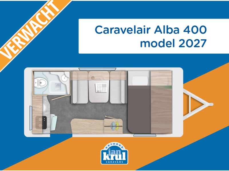 Caravelair Alba 400 Compacte caravan  hoofdfoto: 1