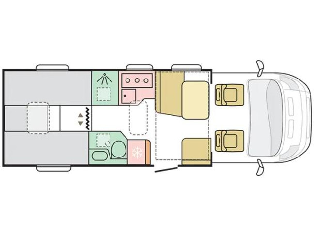 Adria Matrix Axess 650 SL 5-PERSOONS foto: 23