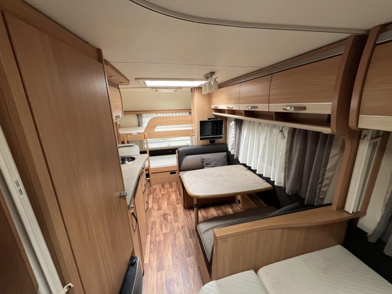 Knaus Sudwind 500 FDK Unico luifel, Hordeur,  foto: 6
