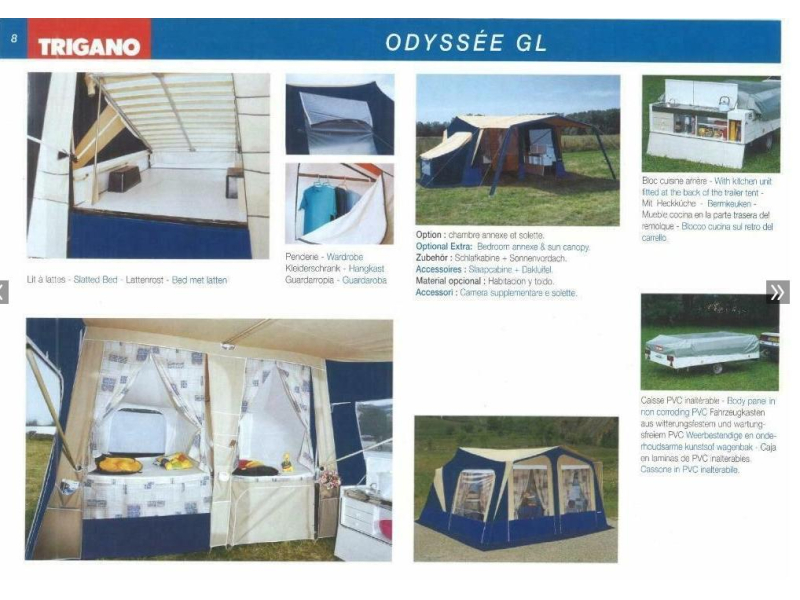 Trigano Odyssee GL . Grondzeil - Luifel  foto: 12