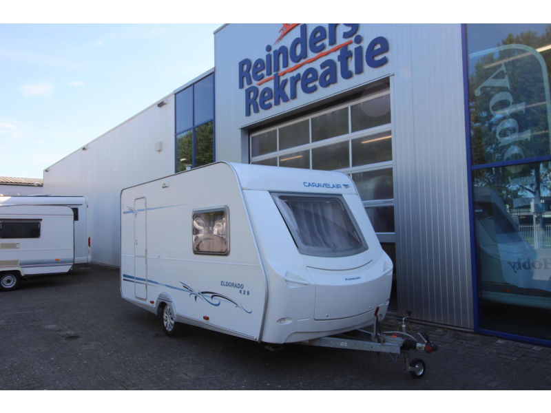 Caravelair Eldorado 420 Voortent, Fietsenrek, 