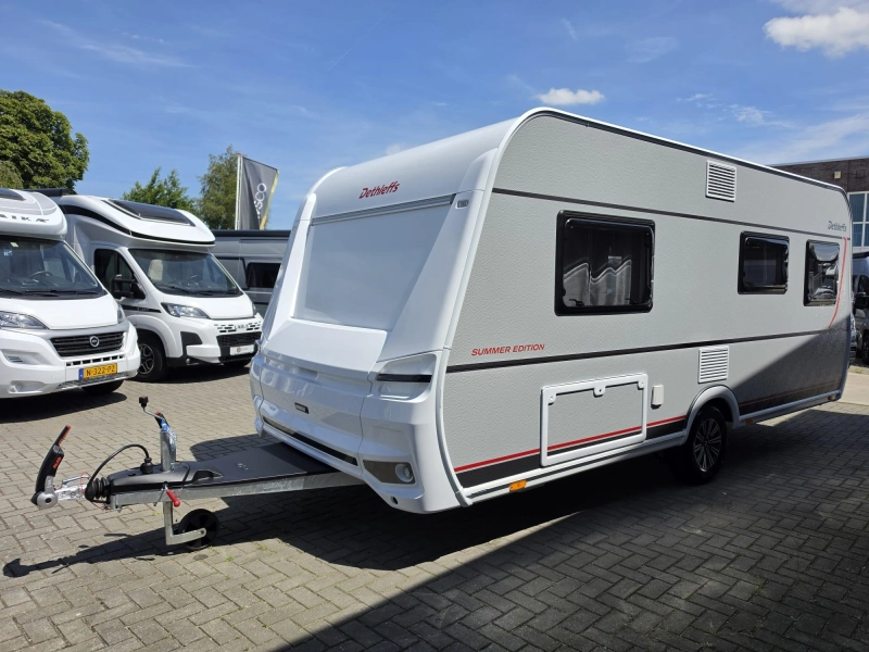 Dethleffs Summer Edition 470 FR Rondzit, Frans bed 