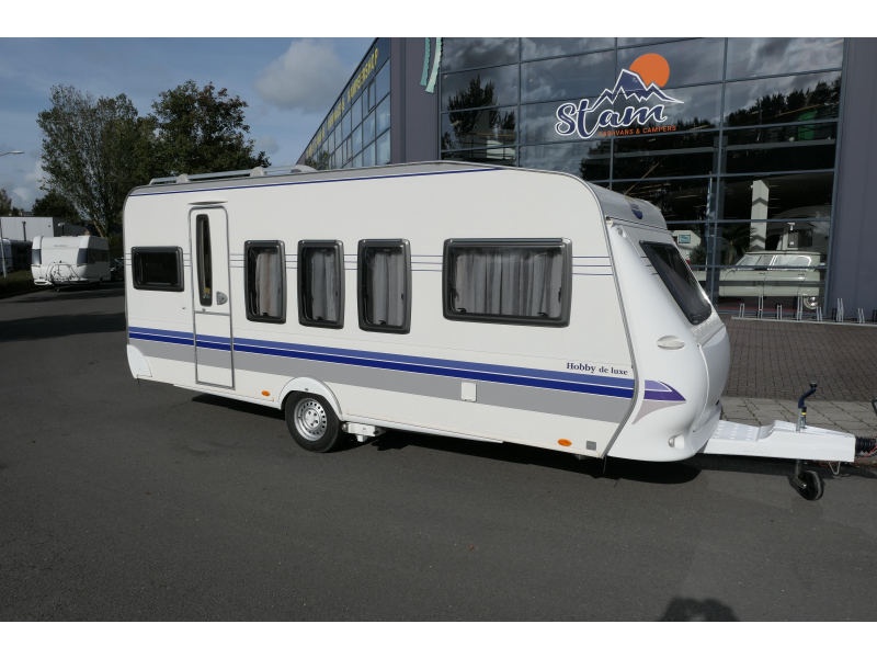 Hobby De Luxe 520 TMF mover, airco en voortent 